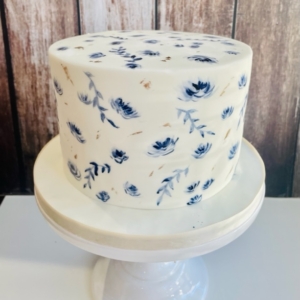 Painted Fondant Cake